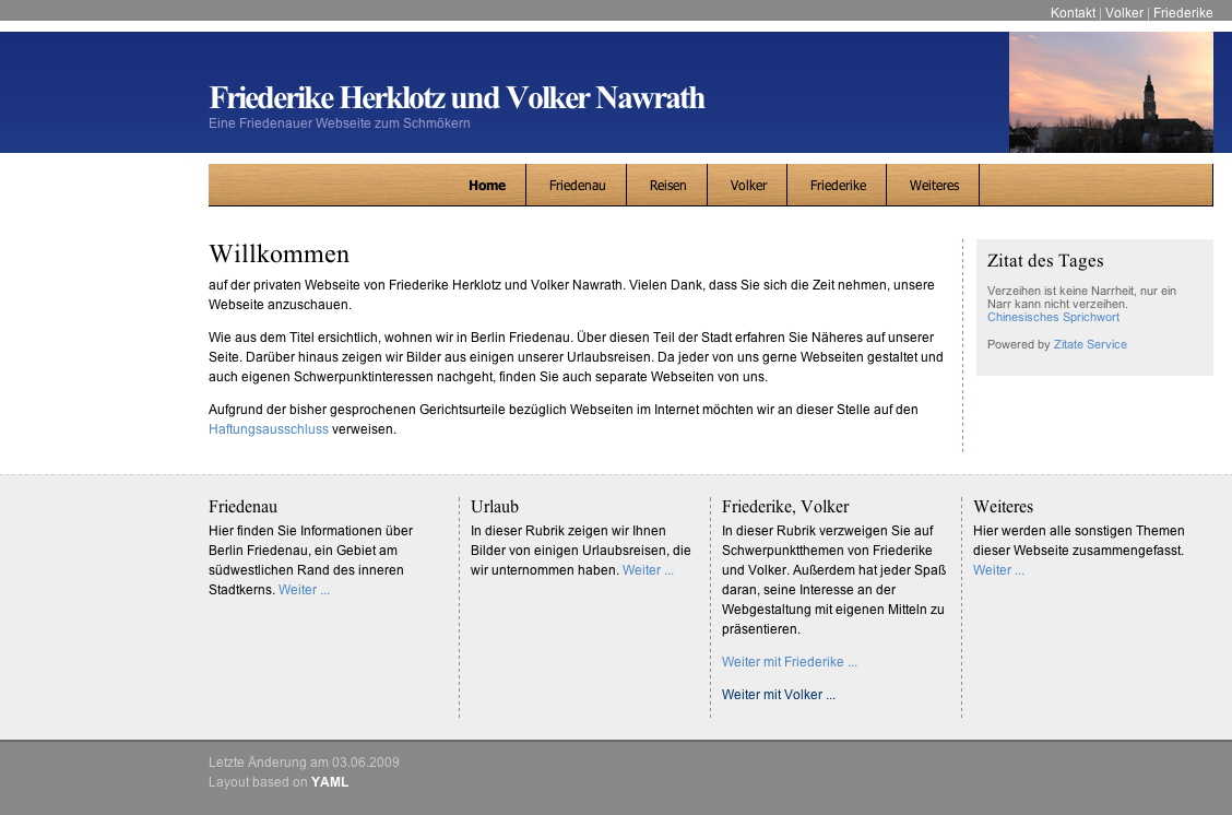 Webseite Herklotz und Nawrath
